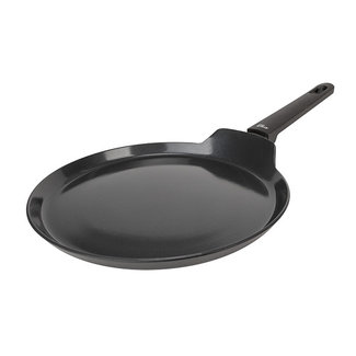 C&T Full Black Pancake Pan Black D24xh1,8cm Aluminum All Fires