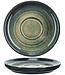 C&T Mendoza-Green - Coffee plates - D13xh1,7cm - (Set of 6)