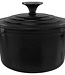 C&T Castard Cooking Pot Matt Black 1,85l D18xh10cm Cast Iron