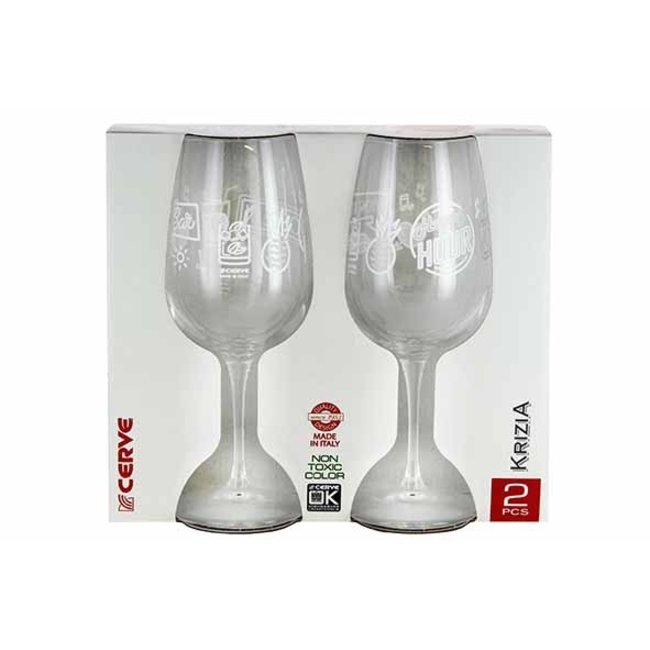 Cerve Krizia - Cocktailglazen - 50cl - (Set van 6)