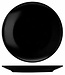 C&T Venus-Black - Assiettes à Dessert - D20cm - Céramique - (Lot de 6)