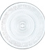 Luminarc Sixtine - Assiette plate - Verre - D25cm - (Lot de 6)