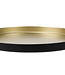 Cosy @ Home Bowl Mat Gold Black D25xh2cm Metal