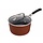 C&T Cerapro Saucepan Terracotta D16cm Nswith Lid