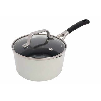 C&T Cerapro Saucepan D16cm Ns With Lidterracotta