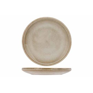 C&T Conico Sand Bread Plate D14cm