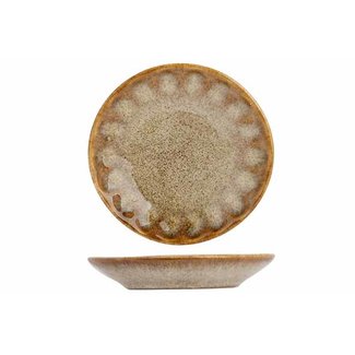 C&T Araki Hazel Mini Plates - Set of 12 - Ø 8cm - High-quality ceramic - Dishwasher and microwave safe