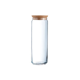 Luminarc Pure-Jar-Cork - Storage Jar - 2L - (Set of 2)