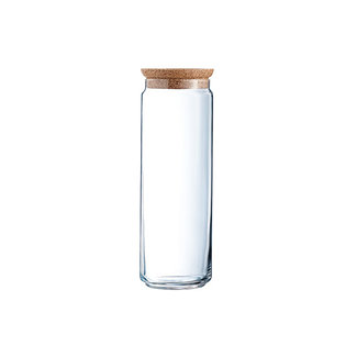 Luminarc Pure-Jar-Cork - Voorraadpot - 2L - (Set van 2)*