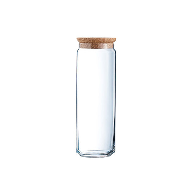 Luminarc Pure-Jar-Cork - Voorraadpot - 2L - (Set van 2)