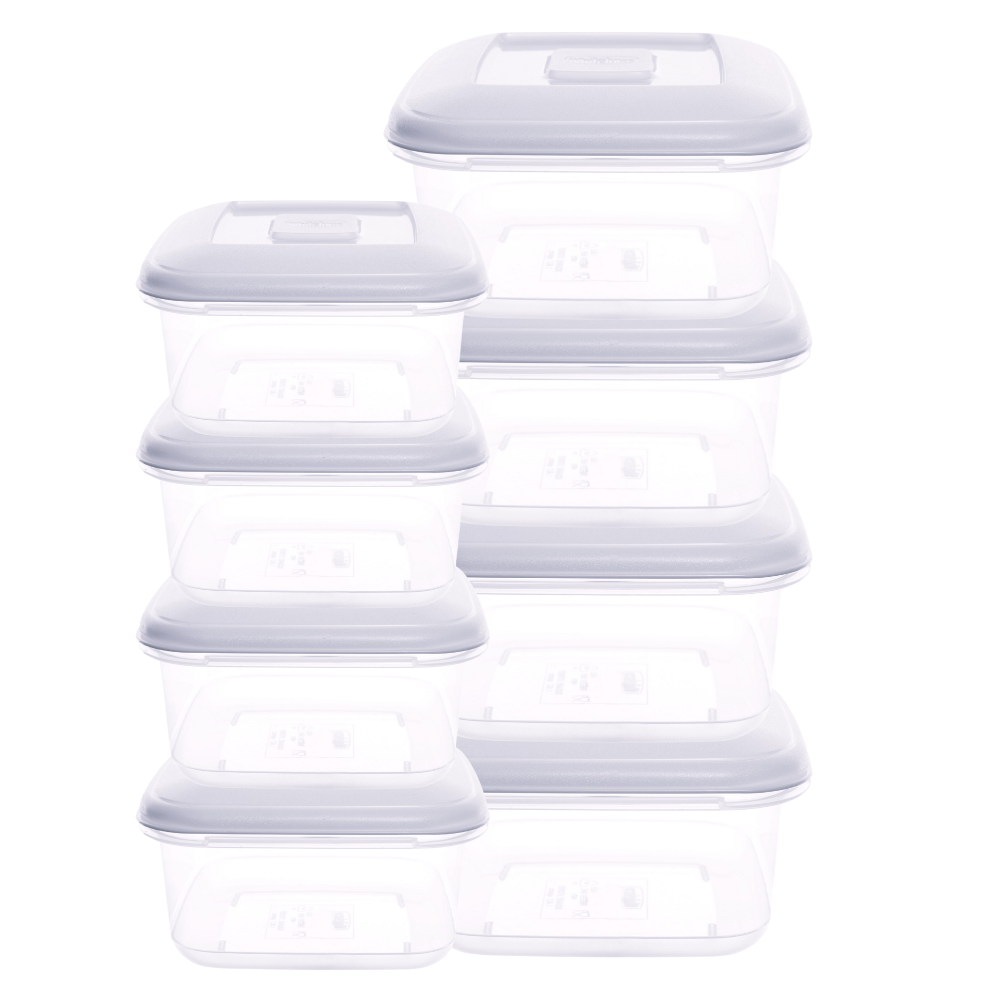 Buy Food Containers Meal Prep Trays 8 Pieces BPA Free online