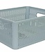 C&T Aufbewahrkorb Pastllblau 5,8l Stapelbar Und Nestbar 23x28,2xh12cm