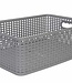C&T Storage Basket Grey 12l 40x26,5xh12,5cm