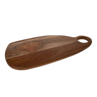 C&T Planche de service en bois d'acacia - 38x19xh1.5cm - Fingerfood - (lot de 2)