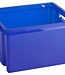 Keter Crownest - Storage box - 30 Liter - Blue - 42.6x36.1x26cm - (set of 6)