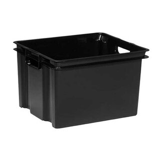 Keter Vulcano - Aufbewahrungsbox - Schwarz - 43x36x26cm - (6er-Set)