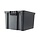 Keter Crownest - Aufbewahrungsbox - 30L - Grau - 42,6x36,1x26cm - (6er-Set)