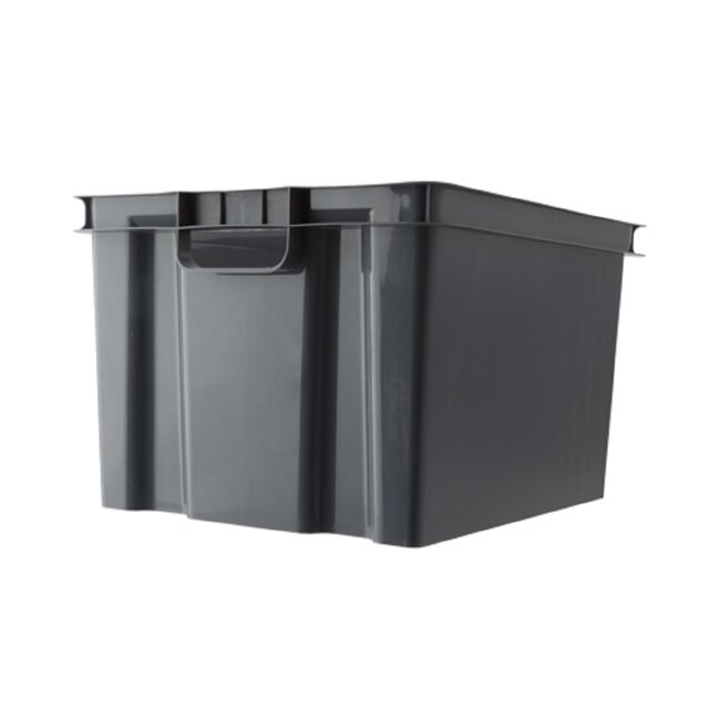 Keter Crownest - Aufbewahrungsbox - 30L - Grau - 42,6x36,1x26cm - (6er-Set)