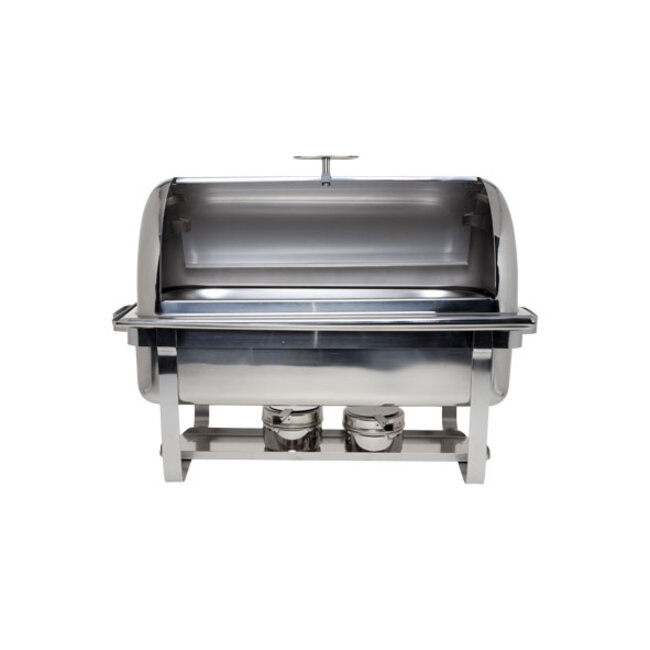 C&T Professional Chafing Dish - GN1-1 - Rolling Top - Stackable - 35x59x42cm