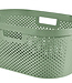 Curver Infinity-Dots - Panier à linge - 40L - Vert - Plastique - (Lot de 3)