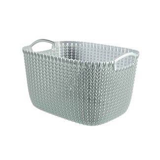 Curver Knit - Basket - L - 19L - Blue - 40x30x24cm - Plastic