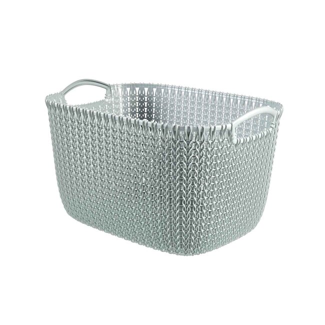 Curver Tricot - Panier - L - 19L - Bleu - 40x30x24cm - Plastique