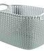 Curver Knit - Basket - L - 19L - Blue - 40x30x24cm - Plastic