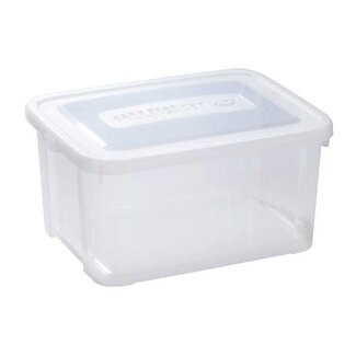 25L Silver Plastic Storage Box