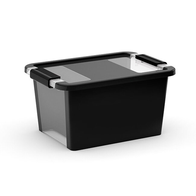 Curver Bi-box - Boîte de rangement - S - Noir - 11L - (Lot de 7)