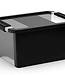 Curver Bi-box - Boîte de rangement - S - Noir - 11L - (Lot de 7)