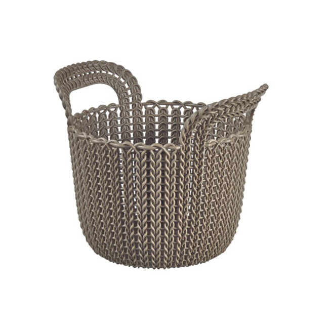 Curver Knit Basket Xs R0 3l Harvest Brown23x19x19cm (set of 5)