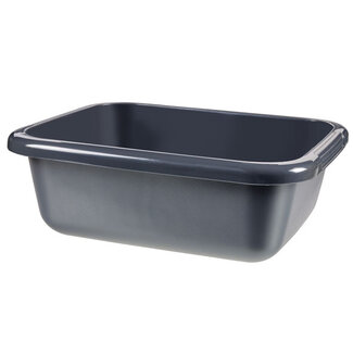 Curver Wash bowl - 9L - Anthracite - 39x31xh13cm - Plastic - (set of 5)
