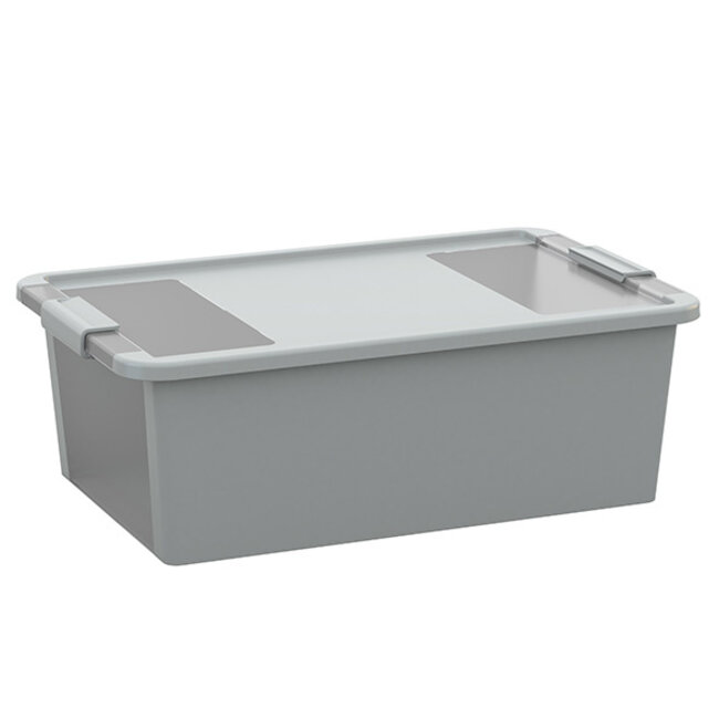 Curver Bi-box - Boîte de rangement - M - Gris - 26L - 55x35xh19cm - (Lot de 5)