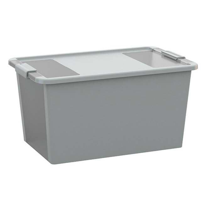 Curver Bi-Box - Storage box L Gray 40l 58x35.2xh44.5cm - (Set of 4)