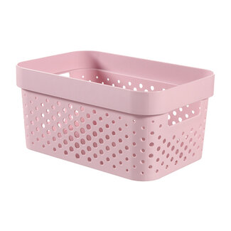 Curver Infinity-Dots - Boîte - 4.5L - Rose - 26x17.5xh12.3cm - (lot de 5)