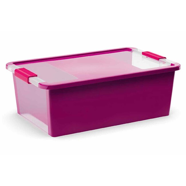 Acheter Bi-box - Boîte de rangement - M - Violet - 26 litres - 55x35xh19cm  - (Lot de 7)