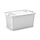 Curver Bi-Box - Boîte de rangement - L - Blanc - 40L - 58x35,2xh44,5cm - (Lot de 4)