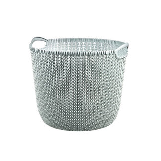 Curver Knit - Basket - L - 30L - Misty Blue - Plastic - (set of 4)