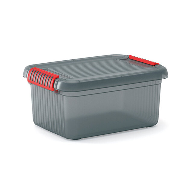 Curver K Latch Storage Box S Grey 14l39x29xh18cm