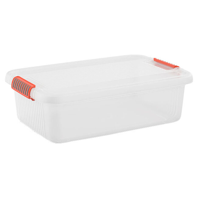 Curver K Latch Storage Box M Transparent 28l 59x39xh18cm