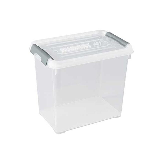 Curver Handy Plus - Boîte de rangement - 9 litres - Transparent - (lot de 4)