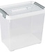 Curver Handy Plus - Boîte de rangement - 9 litres - Transparent - (lot de 4)