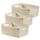 Curver Jute - Storage box - Cream - 5L - 26.5x20xh10.5cm - (set of 3)