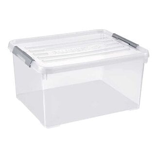 Buy Royalford Family Storage Box, 40L Plastic Clear Container, RF10814  Transparent Large Storage Organizer Box With Lid Ideal For Living Room,  Bedroom, Garage Online - Shop Home & Garden on Carrefour UAE