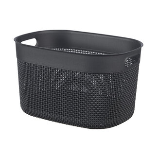 Curver Filo Basket L Dark Grey 38x29xh22cm