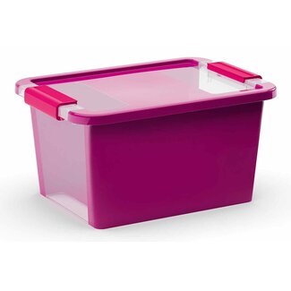 Curver Bi-box -Opbergbox - S - Violet - 11 Liter - 36,5x26xh19cm - (set van 7).