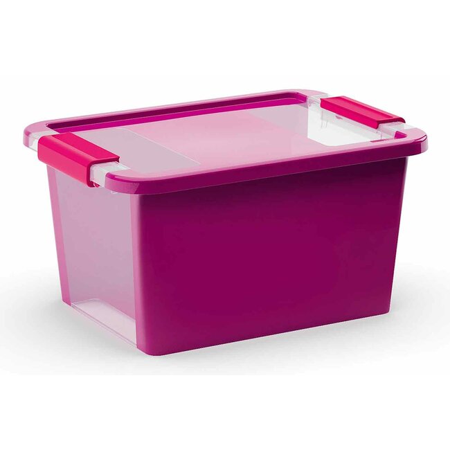 Curver Bi-box -Opbergbox - S - Violet - 11 Liter - 36,5x26xh19cm - (set van 7)