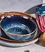 C&T Atlantis Circle - Blauw Dinerbord D27,5xh3,6cm Set Van 4