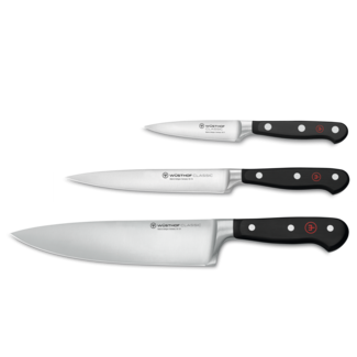 Wusthof Classic 3-piece chef's knife set