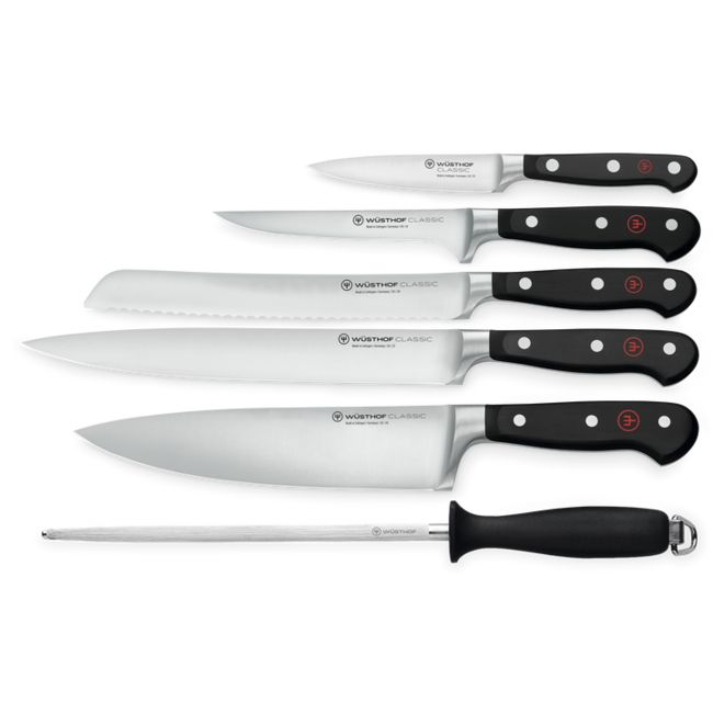 Wusthof "Classic"-6-piece Chef's Knife Set